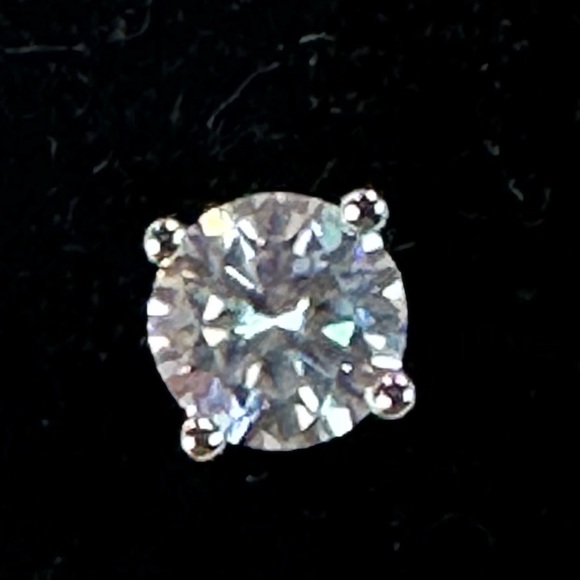 đź’ŽNEW 1 ctw MOISSANITE STUD EARRINGS - Picture 3 of 3